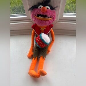 Muppets Monster with drum vintage 1989.